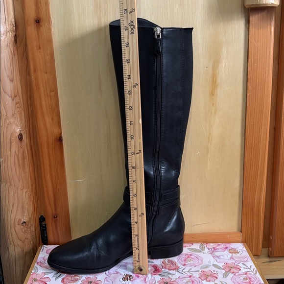 L K Bennett London Leather Knee High Boots - Picture 8 of 8